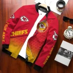 Kansas City Chiefs Bomber Jacket Red Yellow Custom Unisex 2