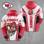 Kansas City Chiefs Blitz Beast Cartoon Player Gridiron Hoodie with bold football artwork official NFL apparel